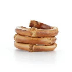 Bamboo Napkin Rings (4)|Chefanie