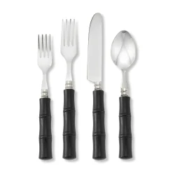 Black "Bamboo" Flatware|Chefanie Best