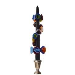 Black Rainbow Spiral Candle|Chefanie Clearance