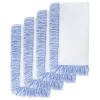 Blue & White Fringe Dinner Napkins (4)|Chefanie Discount