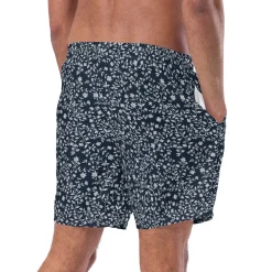Blue & White Swim Trunks|Chefanie Clearance