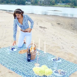 Blue & White Tablecloth|Chefanie Sale