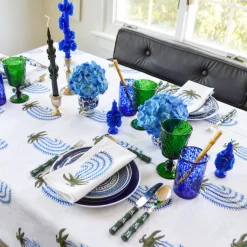 Blue Buteh Tablecloth|Chefanie Hot