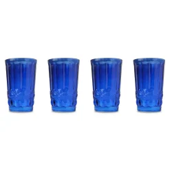 Blue Highball Glasses (4)|Chefanie New