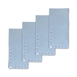 Blue Lace Dinner Napkins (4)|Chefanie Sale
