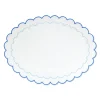 Blue Scalloped Placemat|Chefanie Outlet