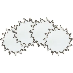 Brown Sunburst Cocktail Napkins (4)|Chefanie Hot