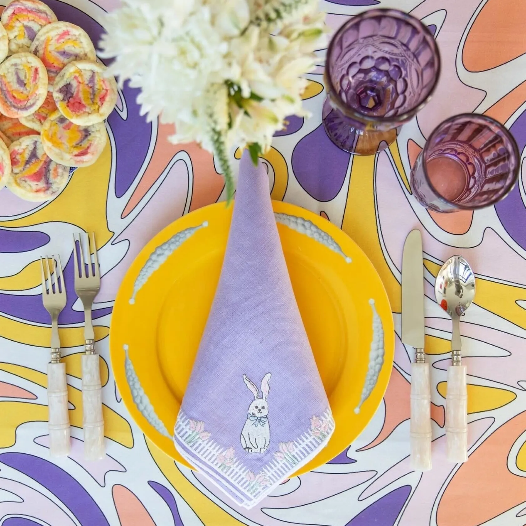 Bunny Dinner Napkins|Chefanie Sale