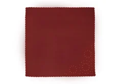 Burgundy Eyelet Dinner Napkins (4)|Chefanie Outlet