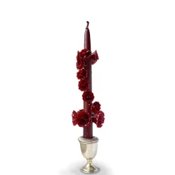 Burgundy Spiral Candle|Chefanie Discount