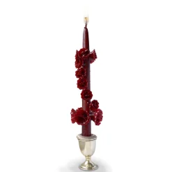 Burgundy Spiral Candle|Chefanie Discount
