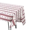 Burgundy Stripe Tablecloth|Chefanie New