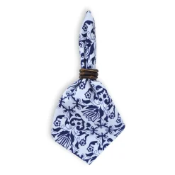 Burnt Bamboo Napkin Rings (4)|Chefanie New