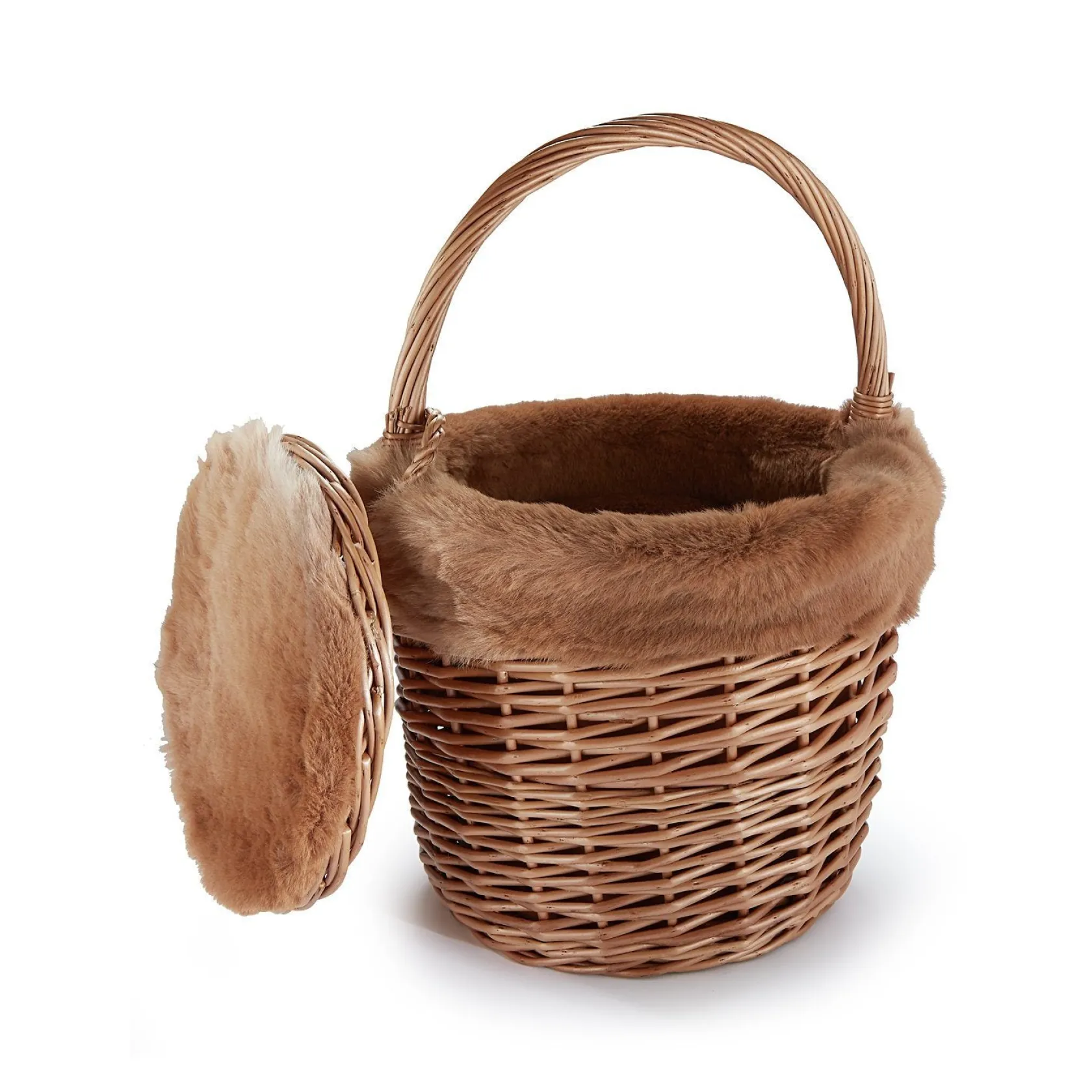 Camel Shearling Basket|Chefanie Discount