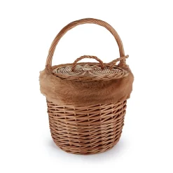 Camel Shearling Basket|Chefanie Discount