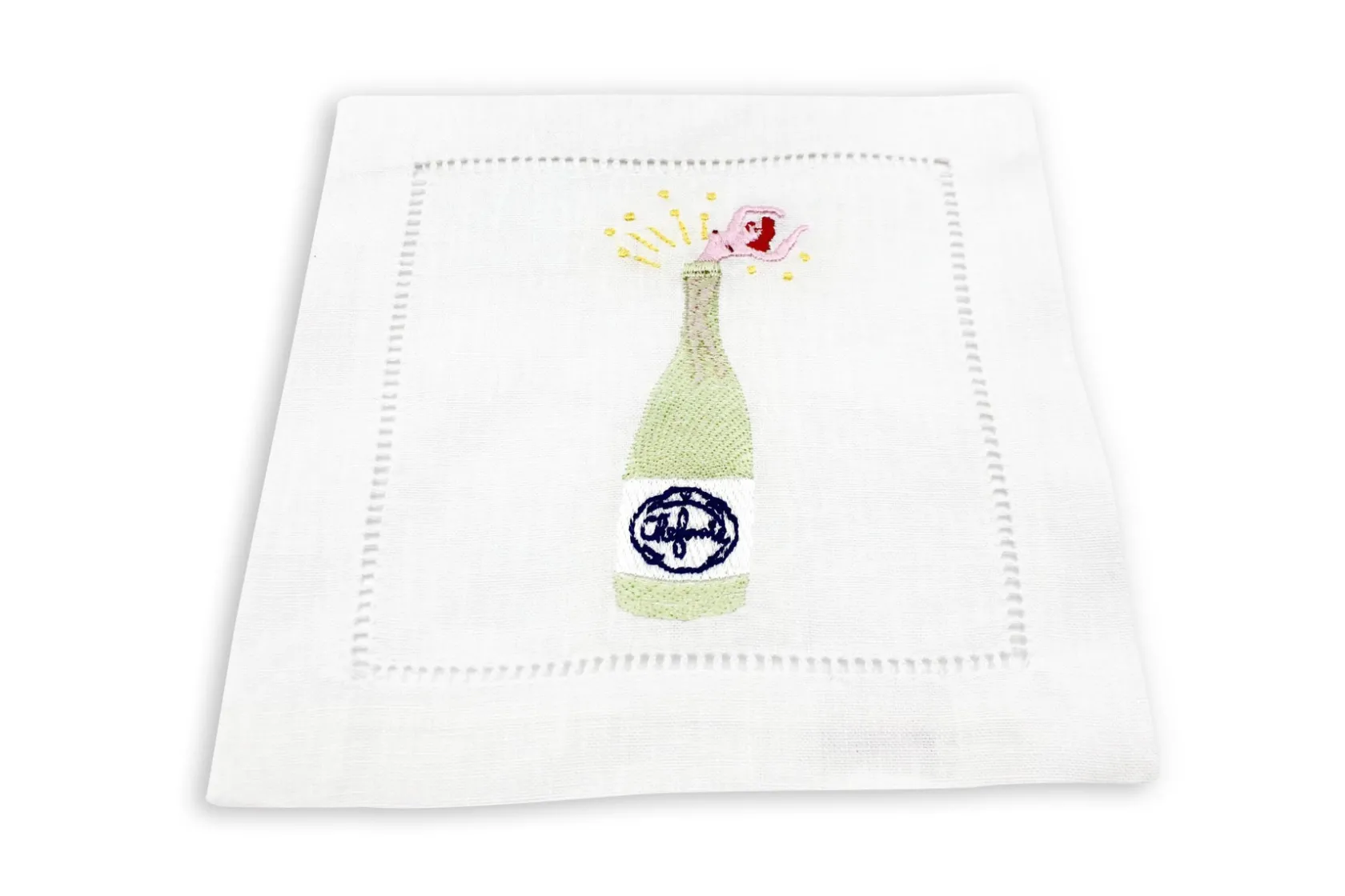 Champagne Girl Cocktail Napkins (4)|Chefanie New