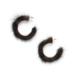 Chocolate Fur Hoops|Chefanie Discount