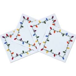 Christmas Lights Cocktail Napkins (4)|Chefanie Outlet