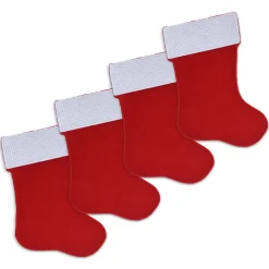 Christmas Stocking Cocktail Napkins (4)|Chefanie Clearance