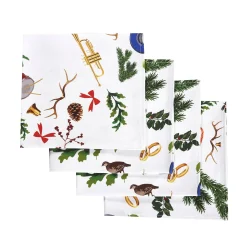 Christmas Trumpet Napkins (4)|Chefanie Outlet