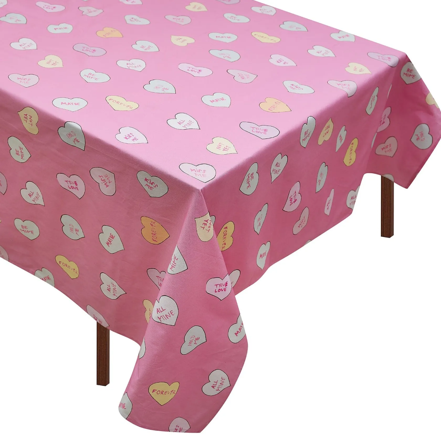 Conversation Heart Tablecloth|Chefanie Online
