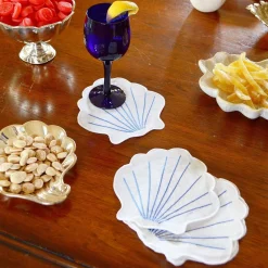 Coquilles Cocktail Napkins (4)|Chefanie Clearance