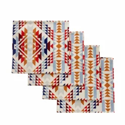 Cowboy Quilt Dinner Napkins (4)|Chefanie Clearance