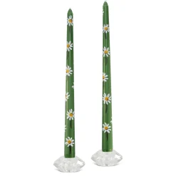 Crazy Daisy Patterned Tapers (2)|Chefanie Discount