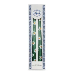 Crazy Daisy Patterned Tapers (2)|Chefanie Discount