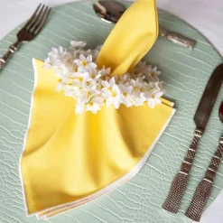 Daffodil Napkin Rings (4)|Chefanie Hot