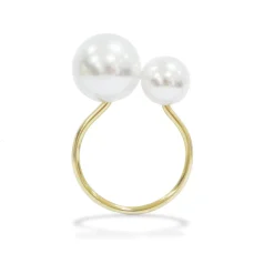 Double Pearl Napkin Rings (4)|Chefanie Sale