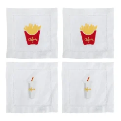 Drive-Thru Cocktail Napkins, Set of 4|Chefanie Best