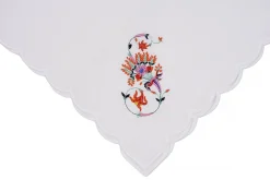 Floral "S" Dinner Napkins (4)|Chefanie Discount