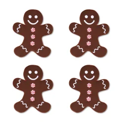 Gingerbread Man Cocktail Napkins (4)|Chefanie New