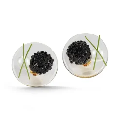 Glass Blini Earrings|Chefanie Outlet