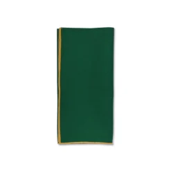 Gold & Green Dinner Napkins (4)|Chefanie Best