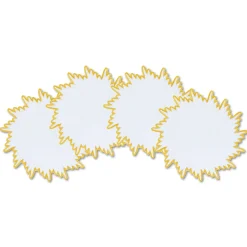 Gold Sunburst Cocktail Napkins (4)|Chefanie Discount