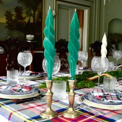 Green Feather Candles (2)|Chefanie Hot