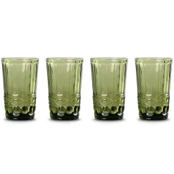 Green Highball Glasses (4)|Chefanie Sale