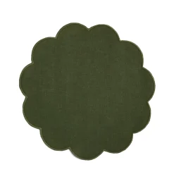 Green Scalloped Placemat|Chefanie Online