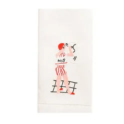 His & Hers Hand Towels (4)|Chefanie Discount