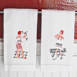 His & Hers Hand Towels (4)|Chefanie Discount