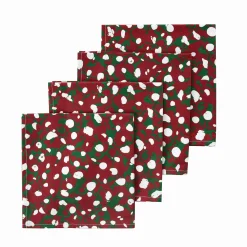 Holiday Marble Dinner Napkins (4)|Chefanie Discount