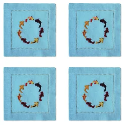Koi Fish Cocktail Napkins (4)|Chefanie Clearance