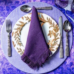 Lilac Circle Embossed Placemat|Chefanie Clearance