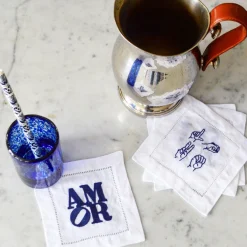 LOVE Cocktail Napkins (4)|Chefanie Discount