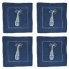 Midnight Champagne Girl Cocktail Napkins (4)|Chefanie Outlet