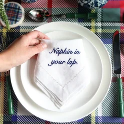 Miss Manners Dinner Napkins (4)|Chefanie Hot