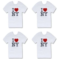 NY T-Shirt Cocktail Napkins (4)|Chefanie Sale