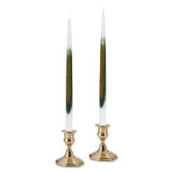 Painted Corn Taper Candles (2)|Chefanie Online